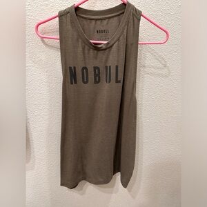 Nobull women’s muscle tee army green